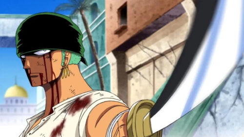 Zoro Injured with Katana Anime Desktop Wallpaper, PC Wallpaper or 4K Wallpaper