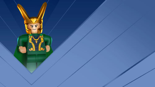 Lego Loki Superhero Desktop Wallpaper