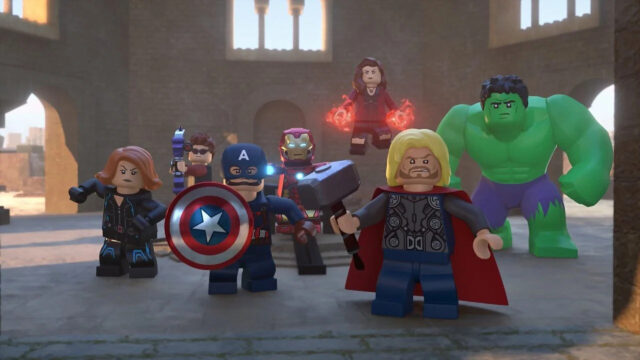 LEGO Marvel Avengers Team Hero Assemble 4K Wallpaper