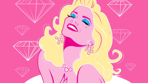 Pop Art Marilyn Monroe Aesthetic 4K Desktop Wallpaper