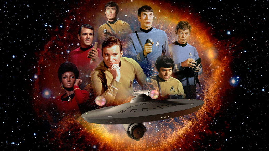 Star Trek The Original Series Cast 4K Desktop Wallpaper