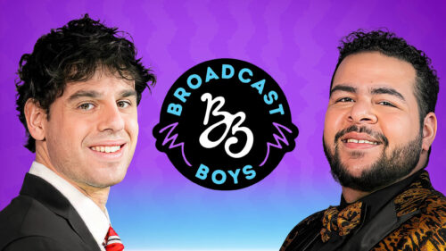 Broadcast Boys Duo Official Podcast Promotional 4K Wallpaper