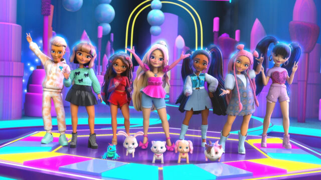 Pixel Pals Fashion Group 4K Wallpaper