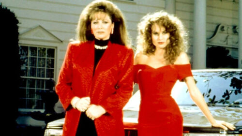 Linda Evans and Joan Collins in Dynasty Desktop Wallpaper
