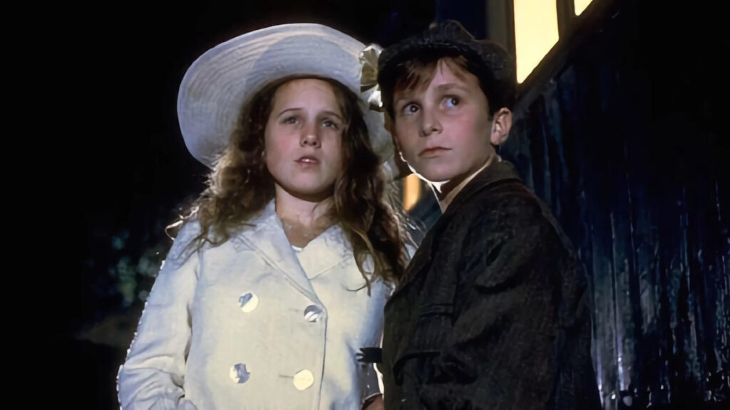 Young Christian Bale in Newsies 4K Desktop Wallpaper