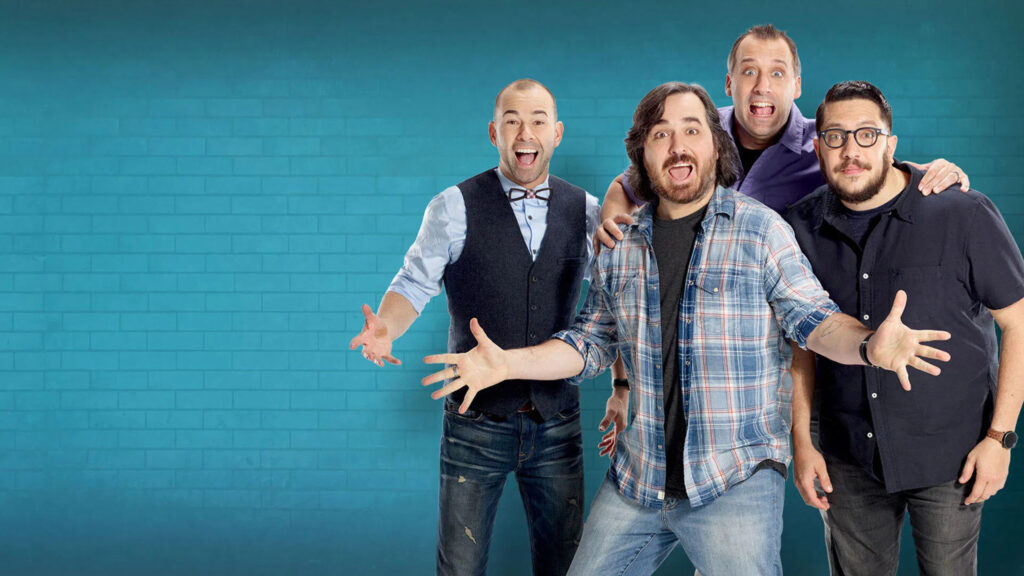 Impractical Jokers Cast Fun Studio Portrait Desktop Wallpaper