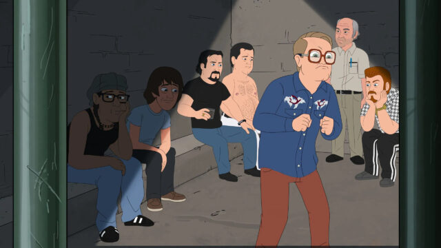 Trailer Park Boys Animated Series Prison Scene Desktop Wallpaper