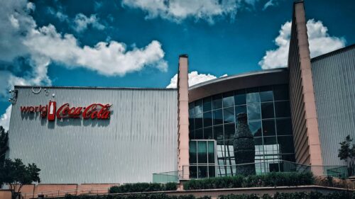 World of Coca-Cola Museum Architecture 4K Desktop Wallpaper