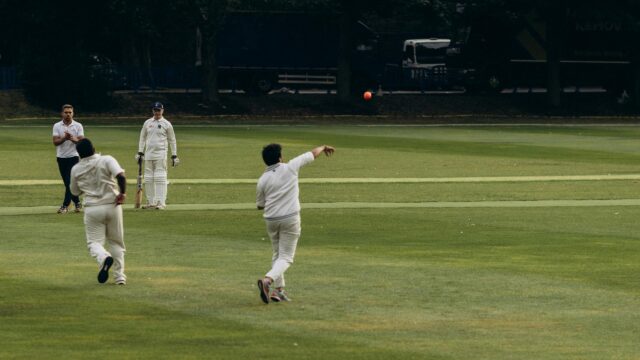 Dynamic Cricket Match Action Field Play 4K Wallpaper