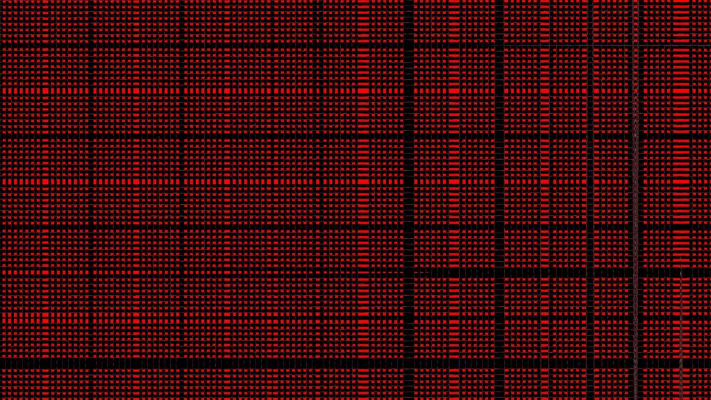 Abstract Red and Black Plaid Pattern Minimalist 4K Wallpaper