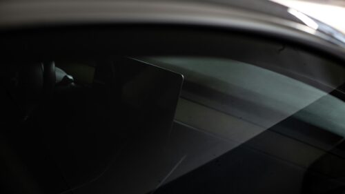Minimalist Tesla Interior Cockpit Design 4K Desktop Wallpaper