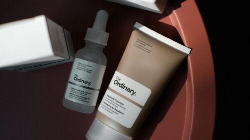 The Ordinary Skincare Products Minimalist Aesthetic 4K Desktop Wallpaper