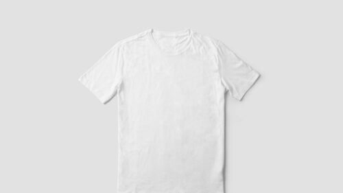 Minimalist White Cotton T-Shirt Design 4K Desktop Wallpaper