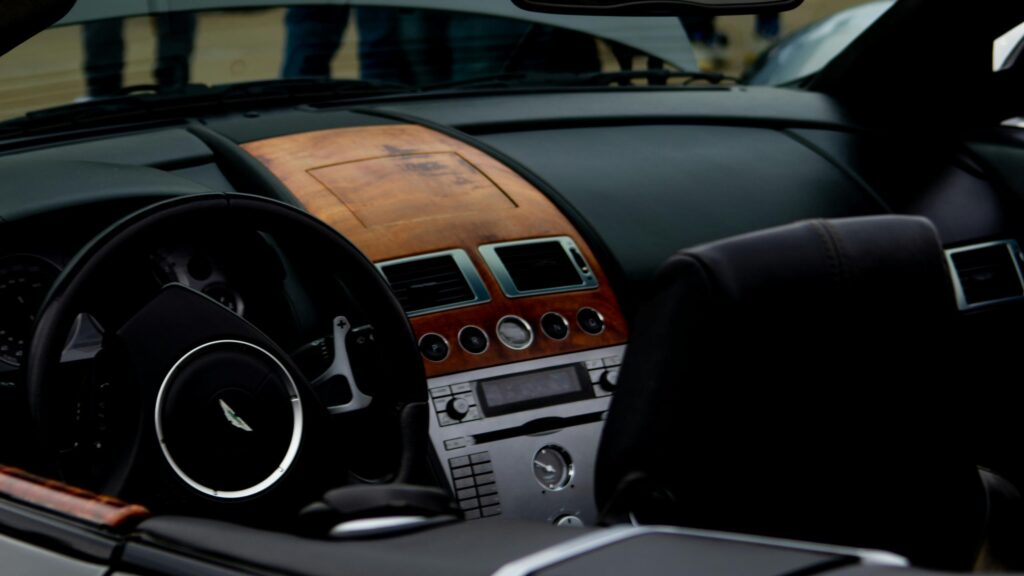 Luxury Aston Martin Interior Dashboard 4K Desktop Wallpaper