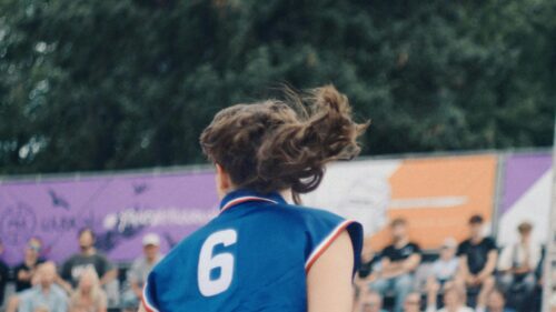 Action Basketball Player Number 6 Dynamic Sports Moment 4K Wallpaper