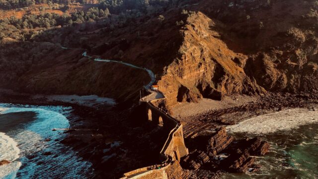 Dramatic Stone Stairway to San Juan de Gaztelugatxe Coast 4K Wallpaper