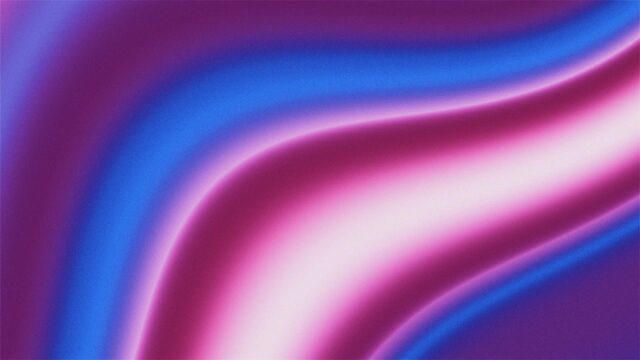 Abstract Pink and Blue Wavy Gradient Waves 4K Wallpaper