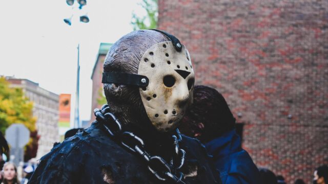 Jason Voorhees Friday the 13th Horror Costume Mask 4K Wallpaper