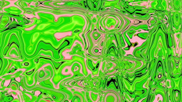 Abstract Neon Green and Pink Liquid Swirl Art 4K Desktop Wallpaper