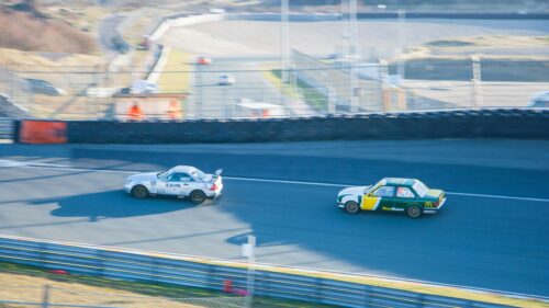 Racing Cars Speeding on Zandvoort Circuit 4K Desktop Wallpaper