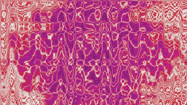 Abstract Fuchsia and White Wavy Texture 4K Desktop Wallpaper