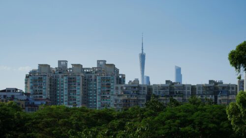 Guangzhou Canton Tower Skyline Urban Landscape Desktop Wallpaper