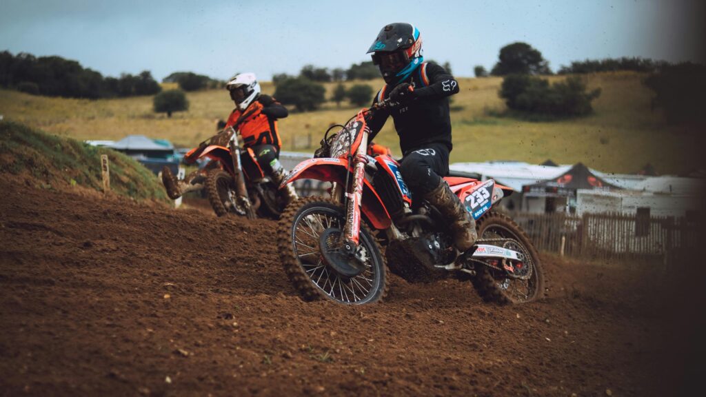 Adrenaline Filled Motocross Racing Action Desktop Wallpaper