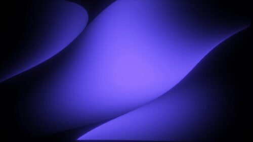 Abstract Glowing Purple Curving Shapes 4K Wallpaper
