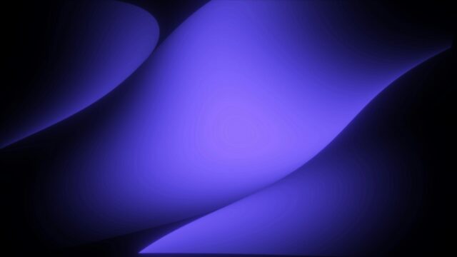Abstract Glowing Purple Curving Shapes 4K Wallpaper