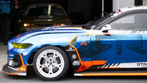 Drift Masters RTR Ford Mustang Racing Car Garage 4K Wallpaper