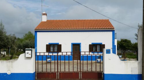 Charming Traditional Portuguese Countryside House 4K Desktop Wallpaper
