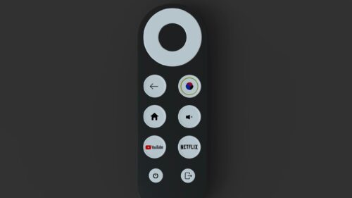 Minimalist Google Chromecast TV Remote Control 4K Wallpaper