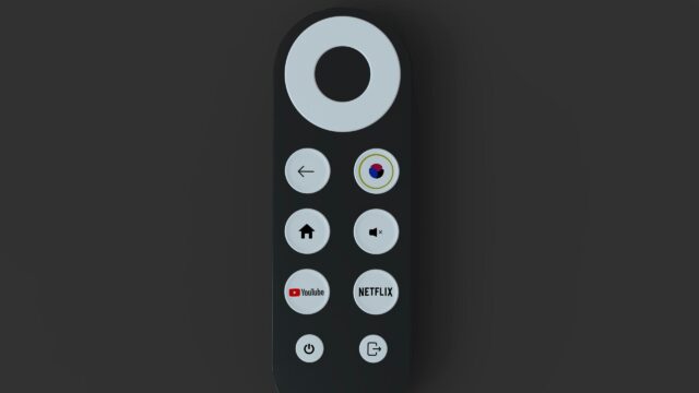 Minimalist Google Chromecast TV Remote Control 4K Wallpaper
