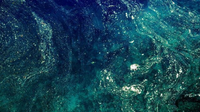Ethereal Deep Blue Swirling Water Abstract 4K Desktop Wallpaper