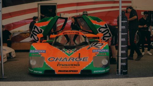 Mazda 767B Charge Racing Car Front View 4K Wallpaper