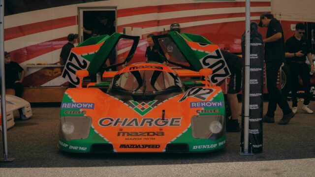 Mazda 767B Charge Racing Car Front View 4K Wallpaper