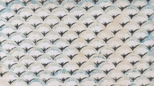 Minimalist Hand-Drawn Floral Pattern Artistic Desktop Wallpaper