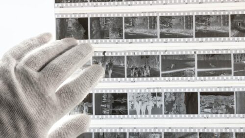 Vintage Agfa Isopan Film Negatives Archival Study 4K Wallpaper