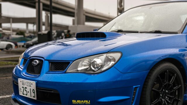 Stunning Subaru Impreza WRX STI Blue Rally Sports Car 4K Wallpaper