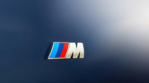 Iconic BMW M Logo Blue Luxury Car Emblem 4K Desktop Wallpaper