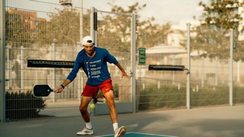 Professional Pickleball Player Action Shot Sports PC Wallpaper