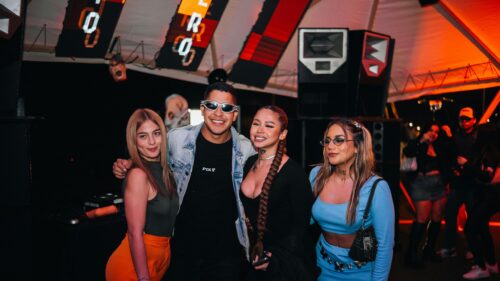 Group of Friends Celebrating at Nightclub Party 4K Wallpaper