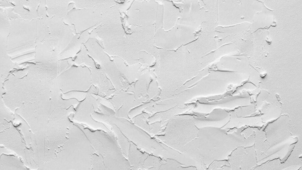 Minimalist White Textured Oil Paint Abstract Art 4K Desktop Wallpaper