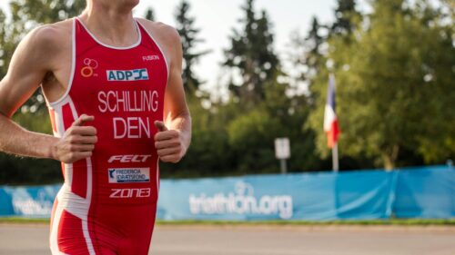 Professional Danish Triathlete Running Outdoors 4K Wallpaper