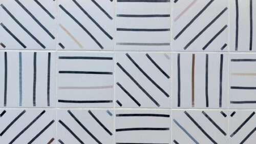 Minimalist Geometric Pattern with Black Lines 4K Desktop Wallpaper