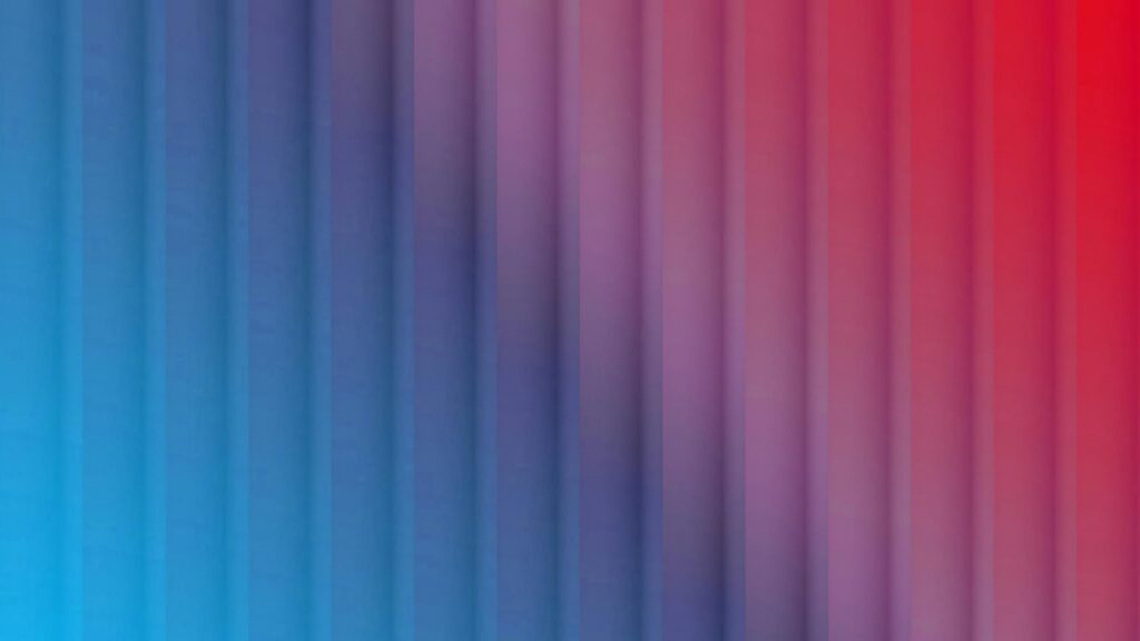 Minimalist Blue and Red Gradient Vertical Stripe 4K Wallpaper