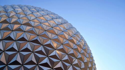 Abstract Geometric Sphere Architecture 4K PC Wallpaper