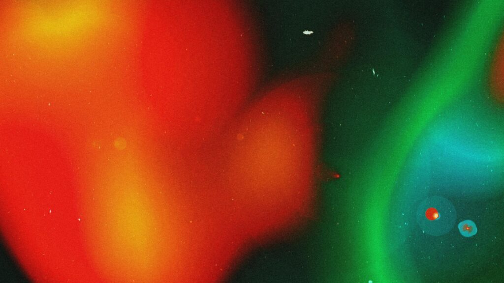 Abstract Neon Light Leaks and Colorful Gradient 4K Wallpaper
