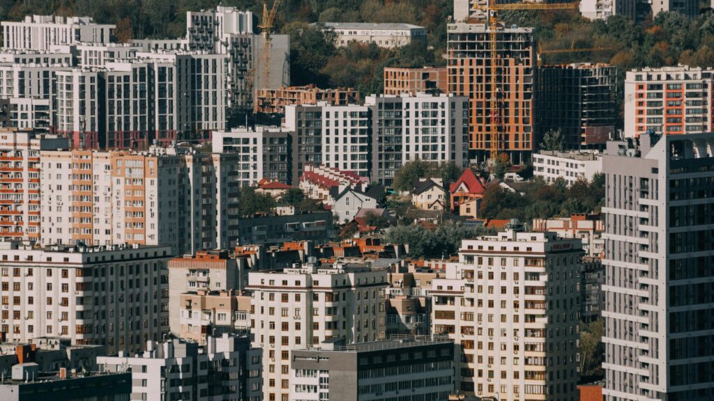 Urban Architecture High Rise Cityscape Desktop Wallpaper