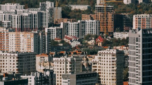 Urban Architecture High Rise Cityscape Desktop Wallpaper